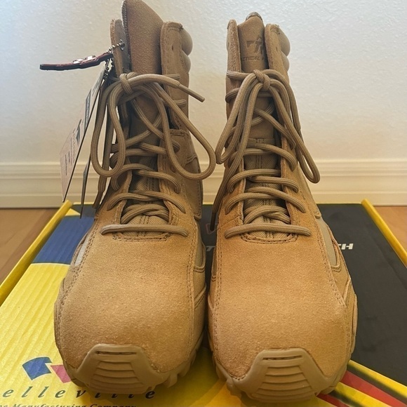 Belleville Boots 7.5 Tactical Research TR303 Suede Desert Tan Combat Military - Picture 11 of 16